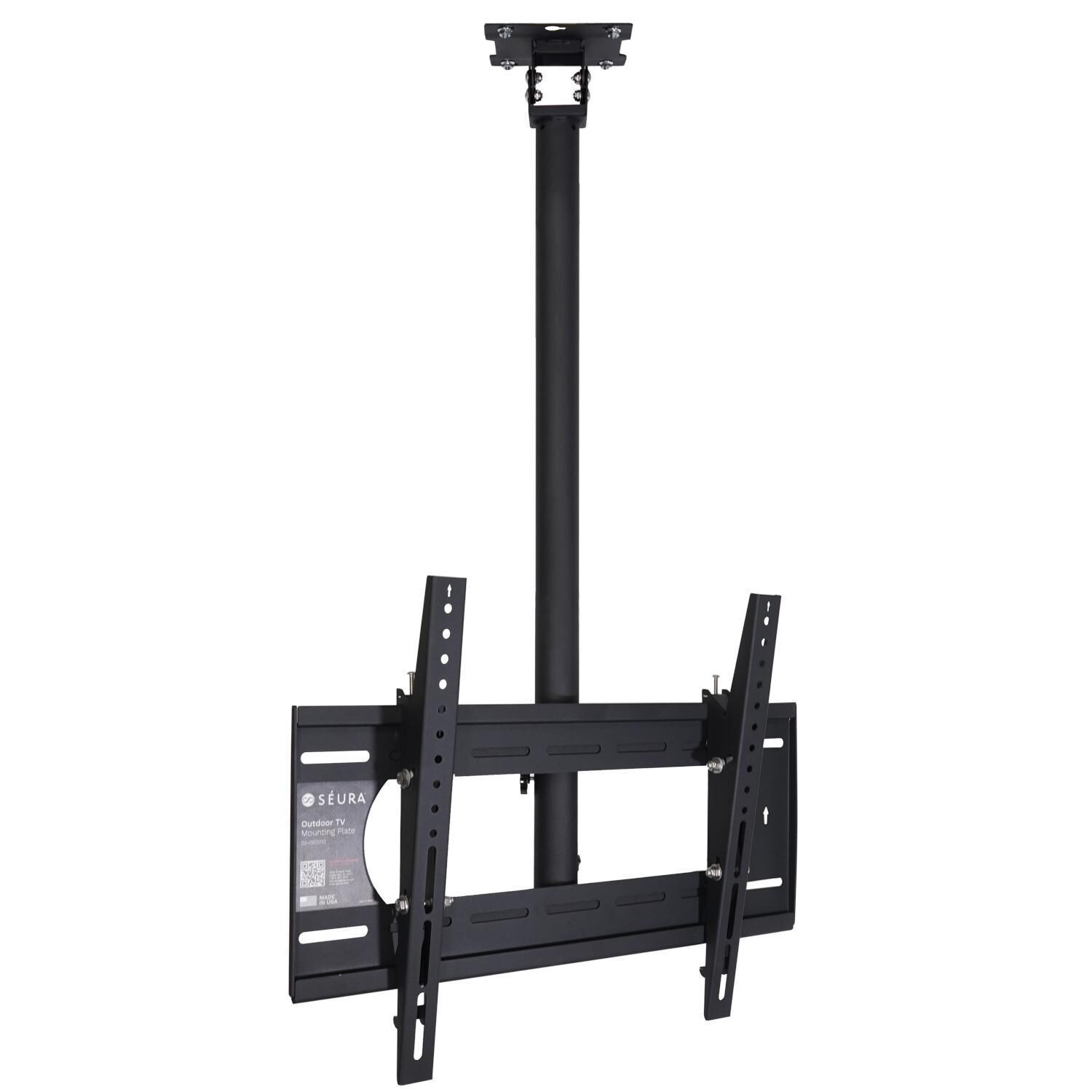 Seura LC-1 Outdoor TV Long Ceiling Mount - Angled View thumbnail