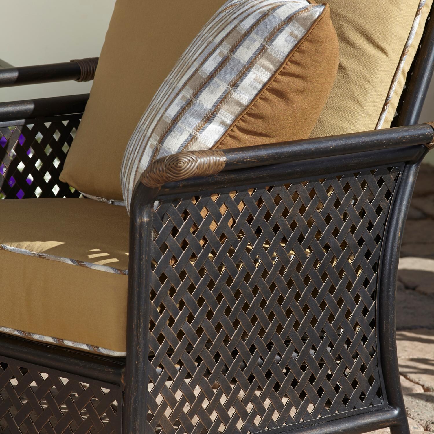 Catalina Aluminum Club Chair with Sunbrella Cushion thumbnail