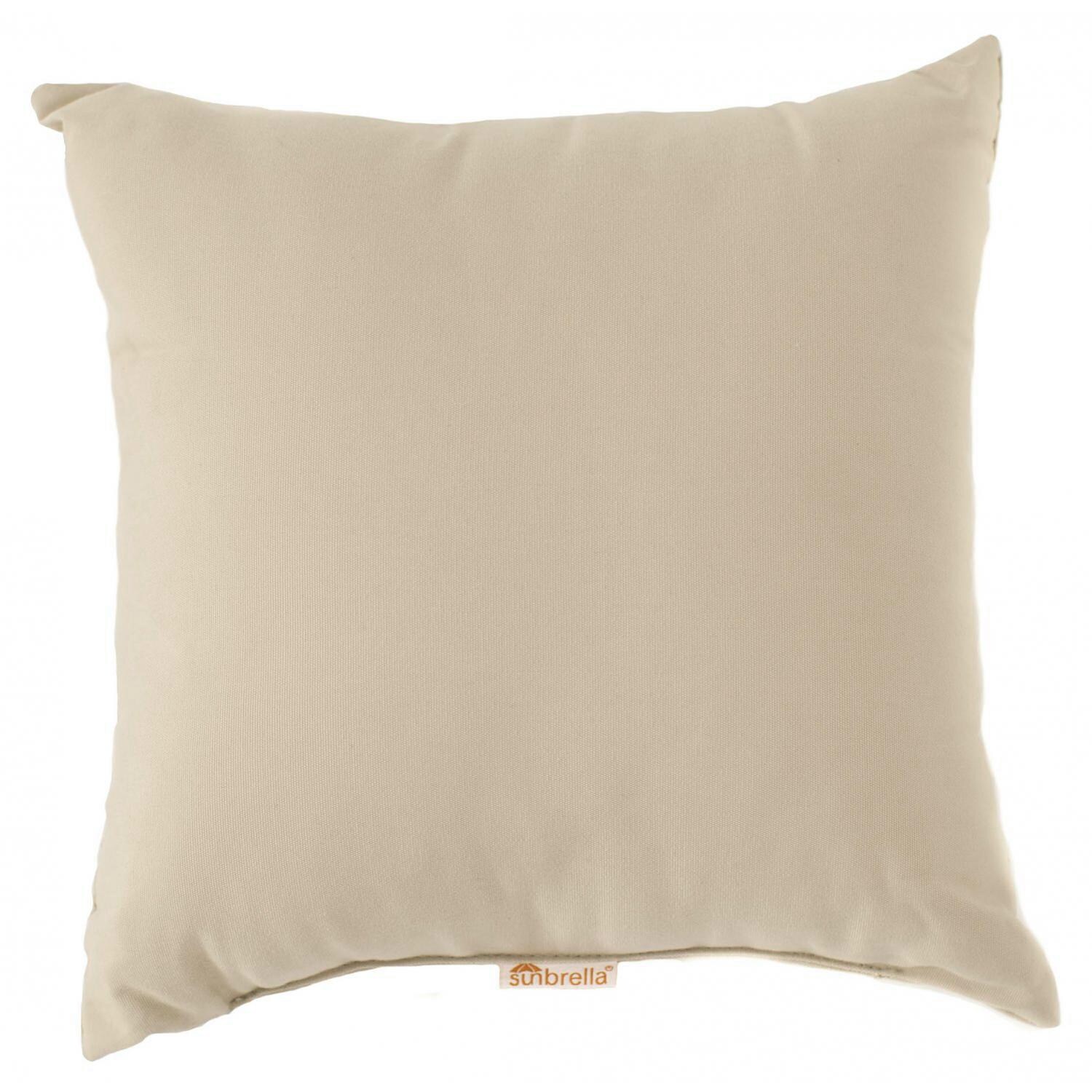 Sunbrella Canvas Antique Beige Throw Pillow By 14 X