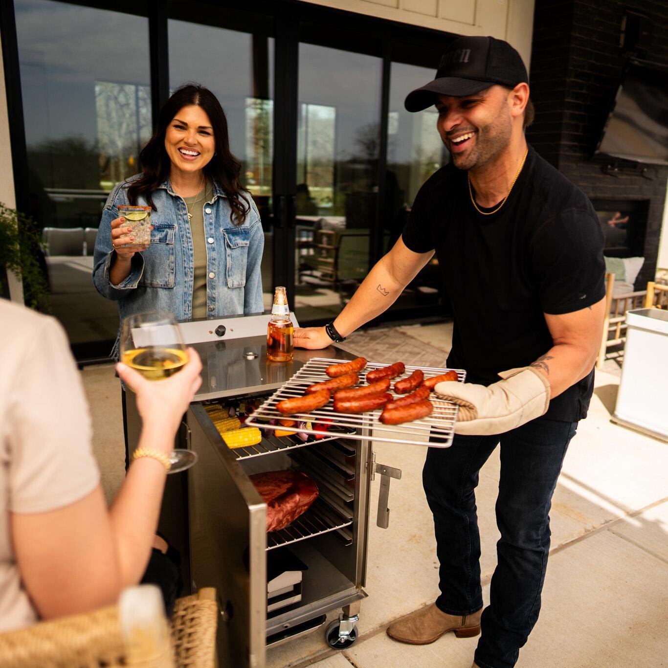 Smokin Tex 1403 Replacement Grill Rack for The OG Legacy Series Smokers - Lifestyle thumbnail