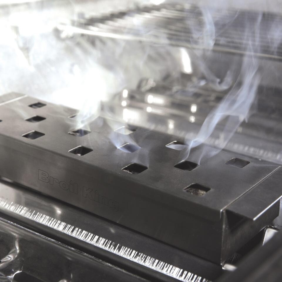 Broil King Stainless Steel Smoker Box - 60185 - In Use - Lifestyle thumbnail