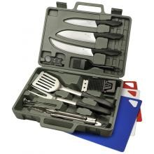 Outdoor Edge Cut-n-Que 14-Piece BBQ Tool Set - CU-14