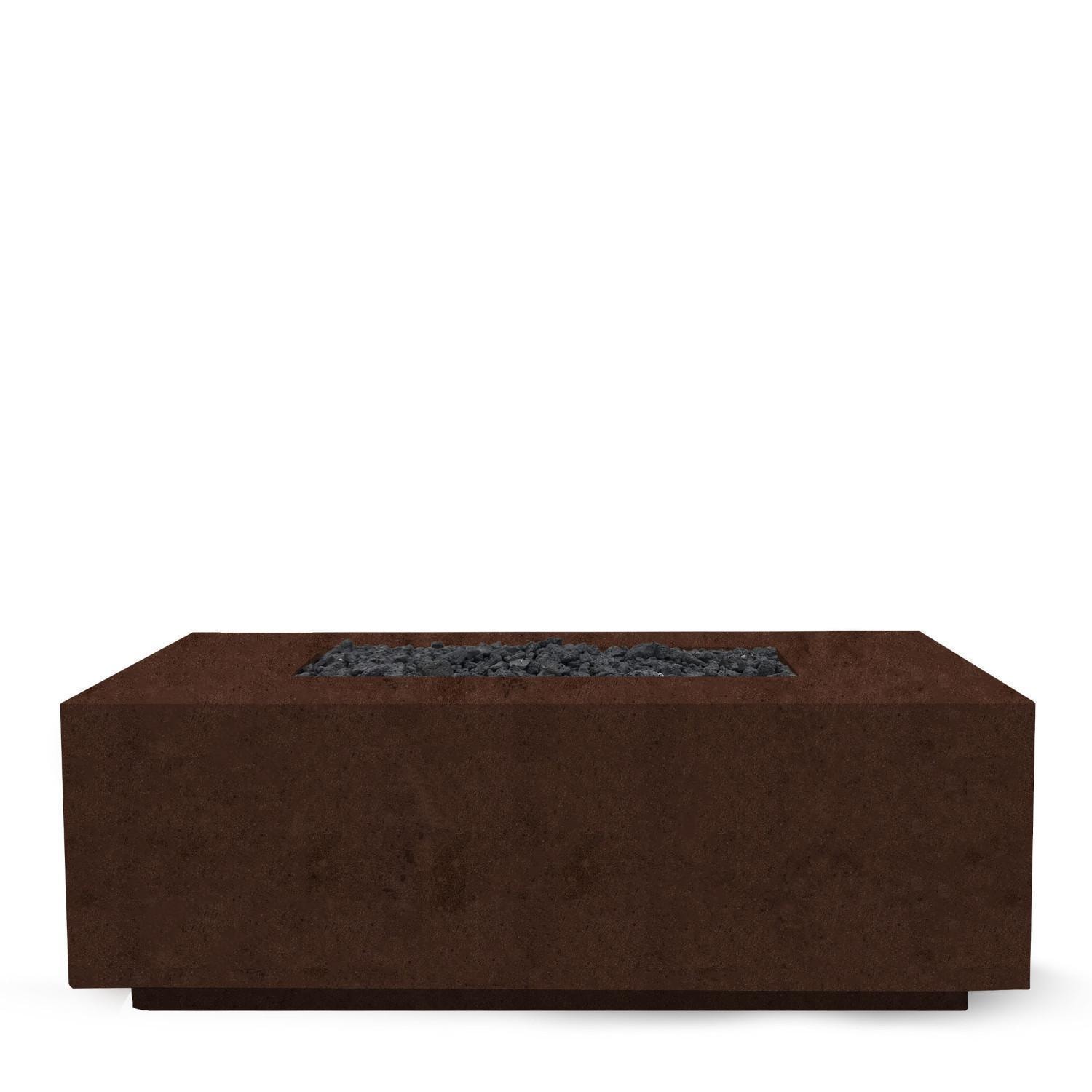 Prism Hardscapes SCPH-435-1LP Porto 58 58-in Rectangular Propane Gas Fire Pit Table - White Background thumbnail