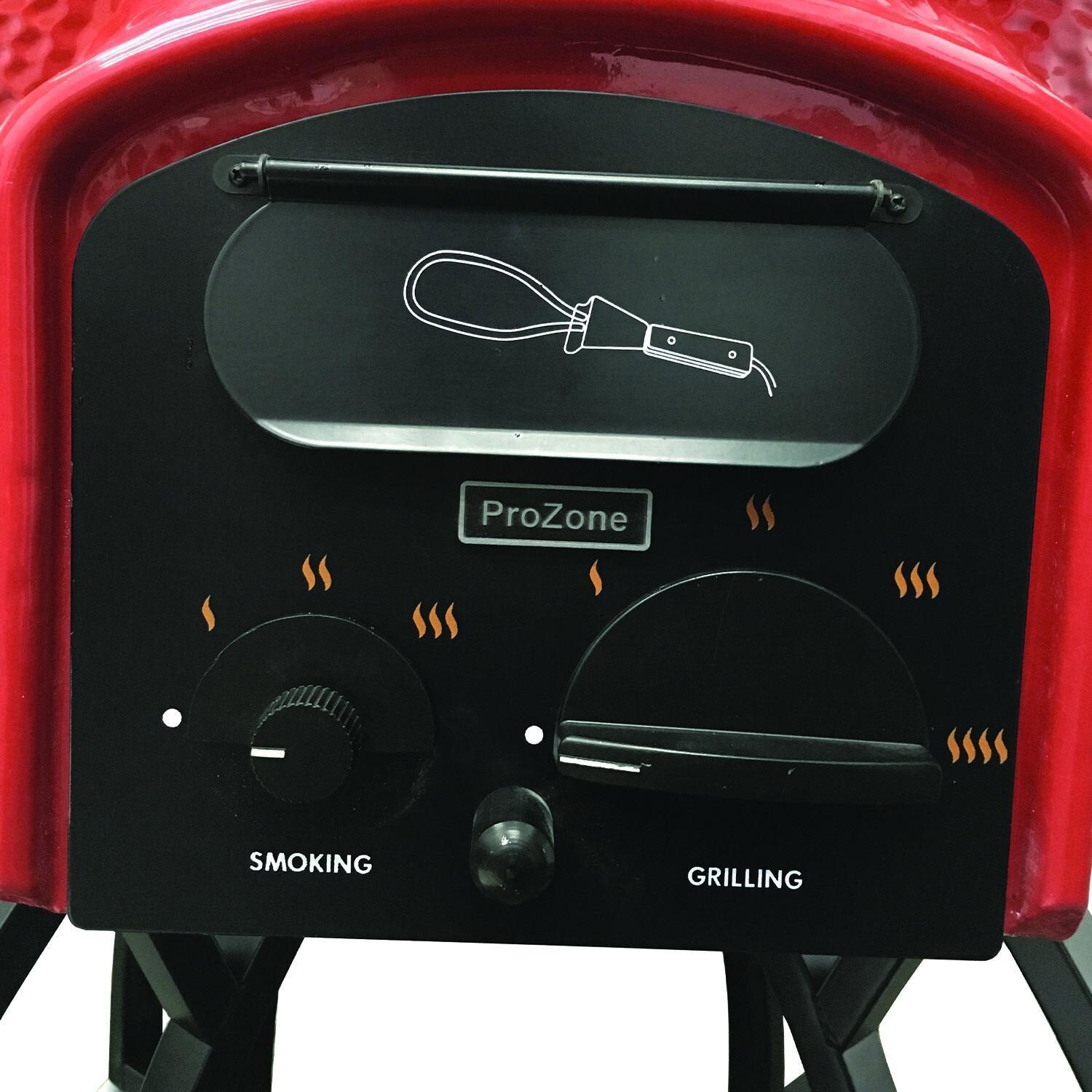 Vision C-R4C1F1-H Professional C-Series Ceramic Kamado Grill - Red - ProZone thumbnail