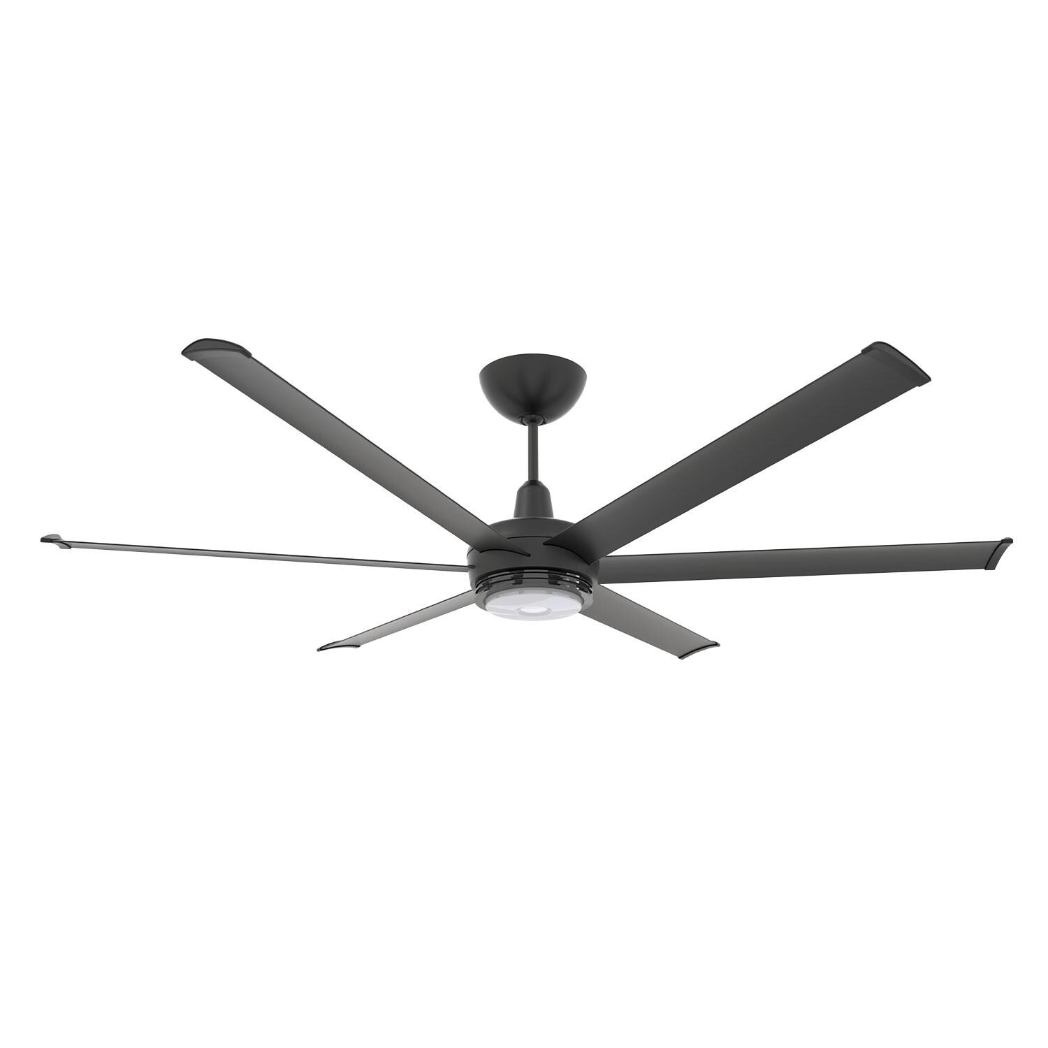 Big Ass Fans MK-ES62-062306A786I07S34 72-Inch es6 Ceiling Fan Kit Universal Mount W/ 7-Inch Downrod Black - W/ Light (Sold Seperately) thumbnail
