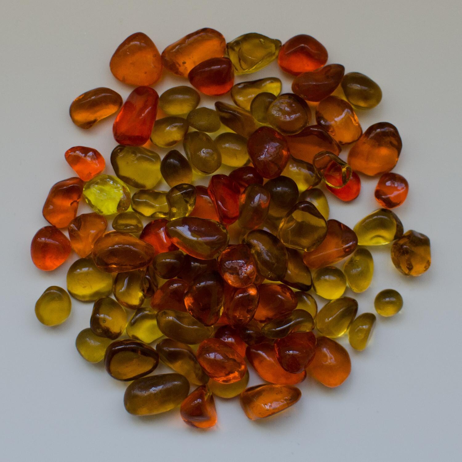 Amantii Suntea Small Bead Fire Glass - 5 Pounds - AMSF-GLASS-11 image