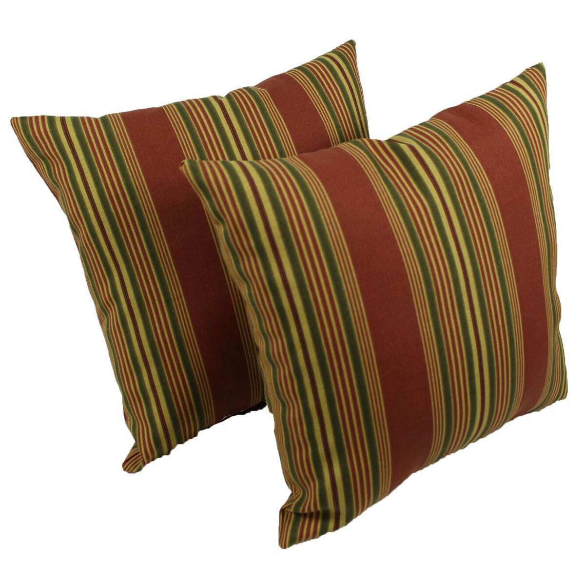 Outdoor Throw Pillow Set By Lava Pillows Southern Stripe BBQGuys