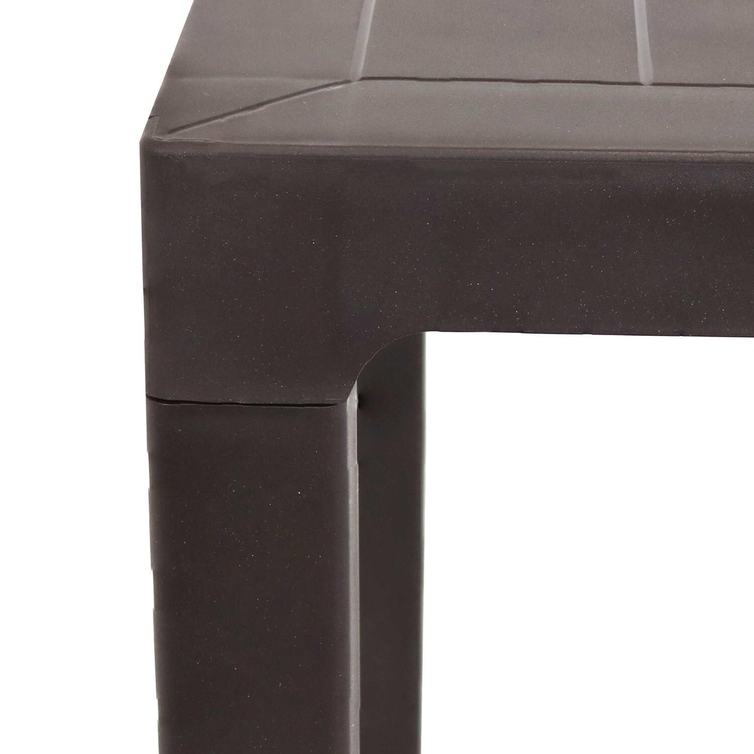 Ultimate Patio 31-Inch Square Outdoor Patio Dining Table - Close-Up thumbnail