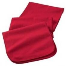 Augusta Full Length Athletic Fleece Scarf - Red image