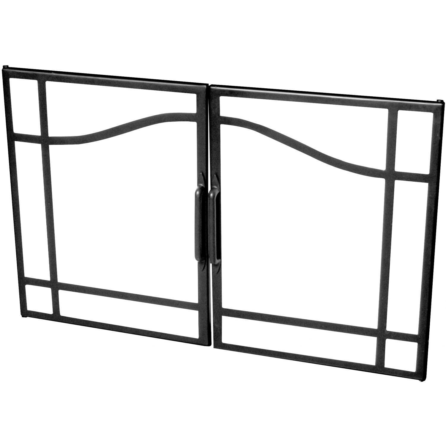 Dimplex - BFSDOOR39BLK - 39-Inch Swinging Glass Fireplace Doors thumbnail