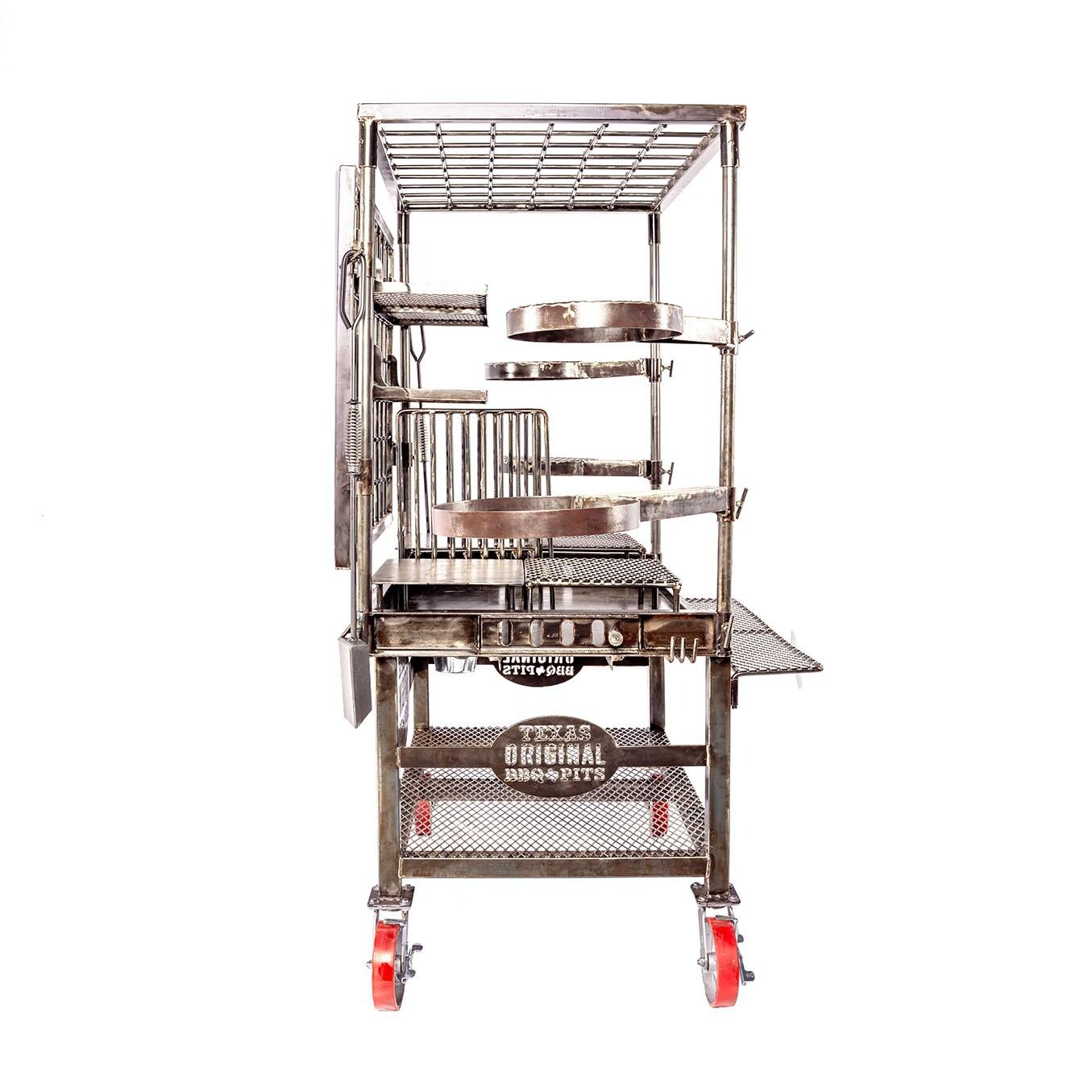 Texas Original Pits LFT-LOADED Laredo Loaded Live Fire Table - Right Side View thumbnail