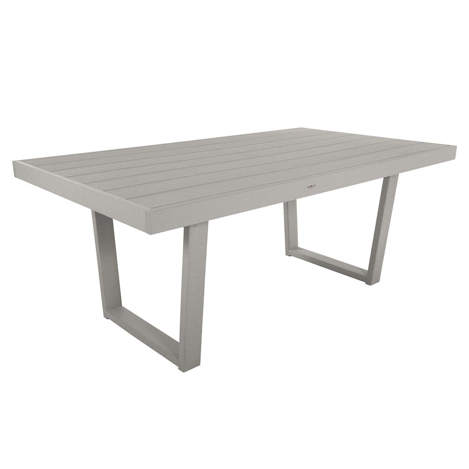 Hazel Cove 75-in Cove Gray Recycled Plastic Dining Table by Lakeview Outdoor Designs - White Background thumbnail