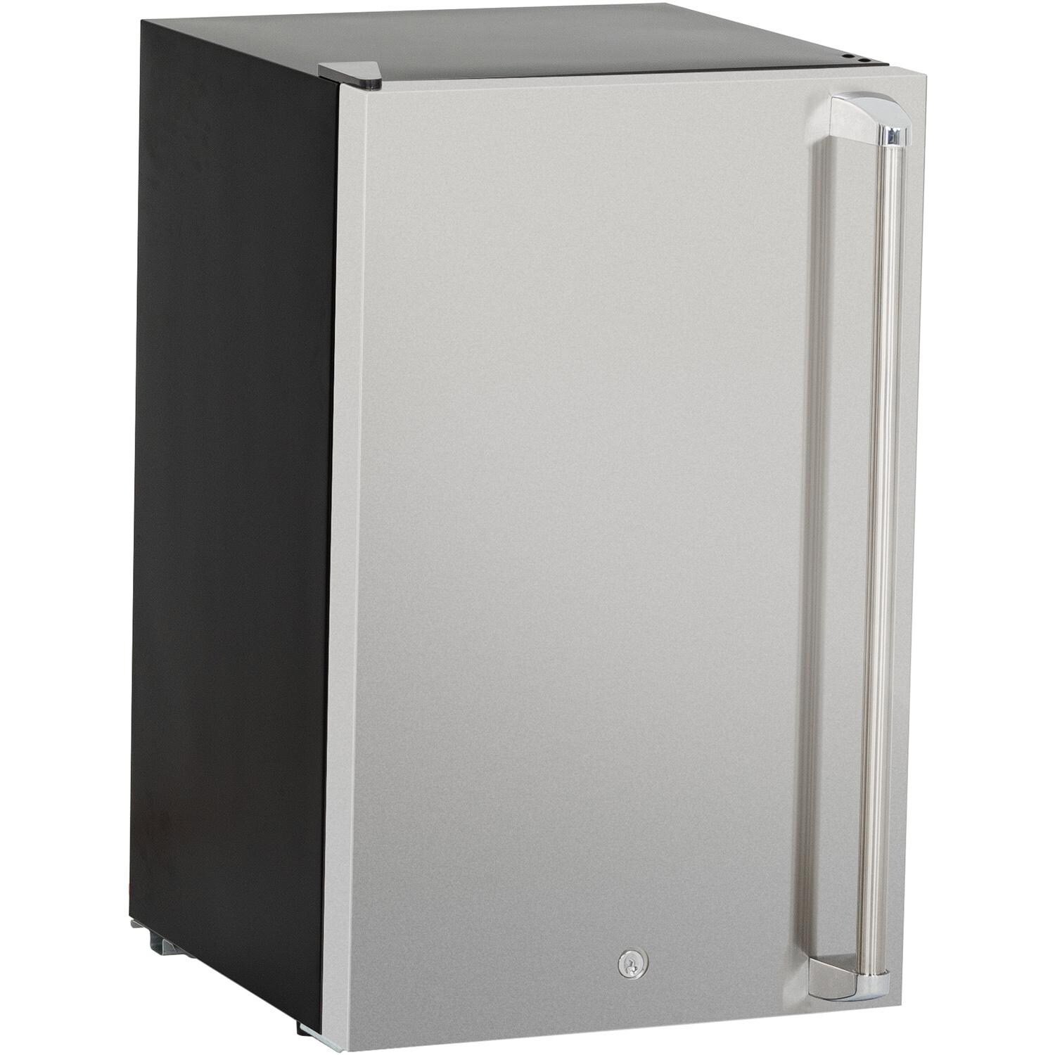 Summerset 21-inch 4.5 Cu. Ft. Deluxe Left Hinge Compact Refrigerator - SSRFR-21DR - Left-Side Angle thumbnail