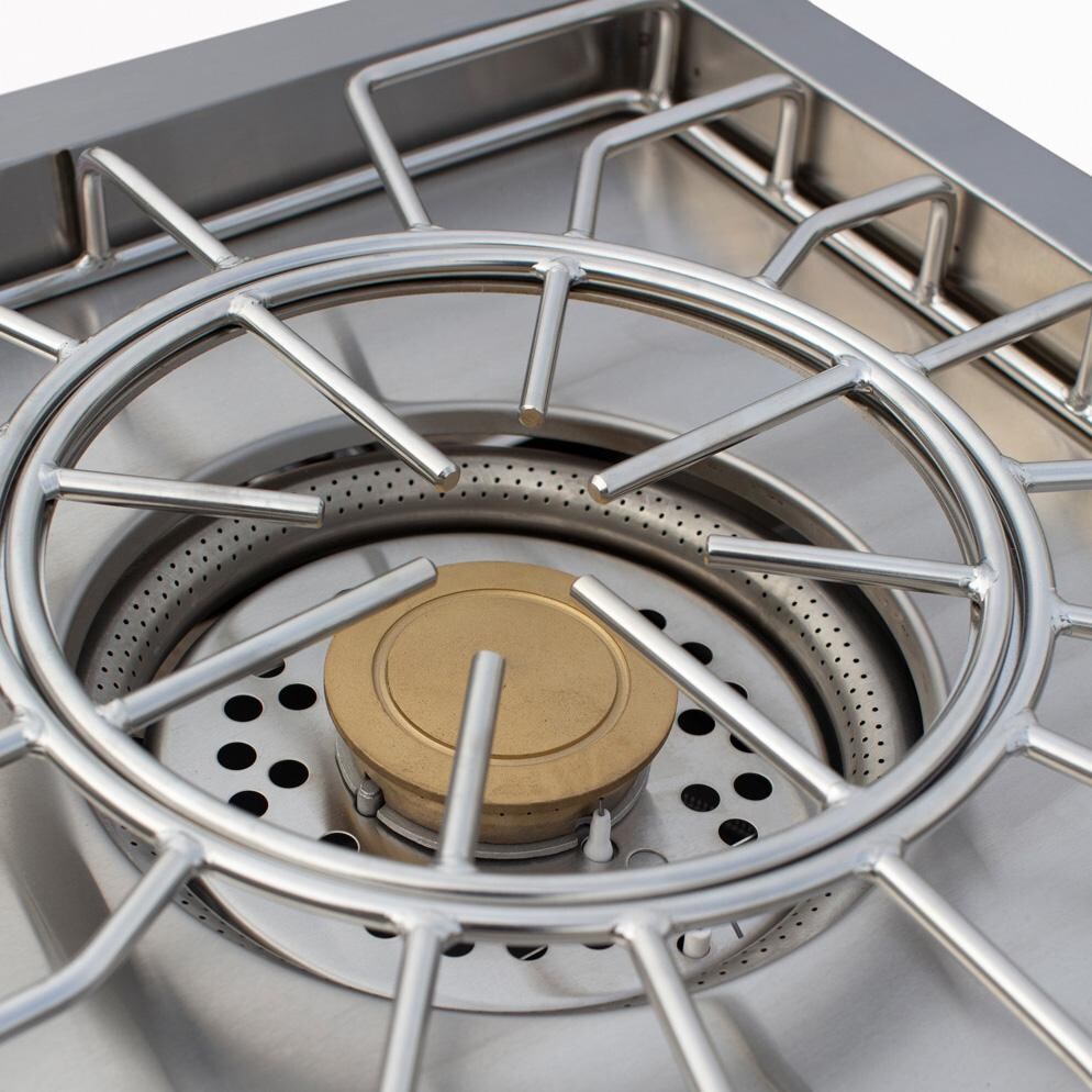 American Made Grills Encore Power Burner ENCPB2-LP - Propane - Top Angle - White Background thumbnail