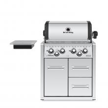 Broil King Imperial 490 4-Burner Built-In Propane Gas Grill With Cabinet, Rotisserie, & Side Burner - Stainless Steel - 956484