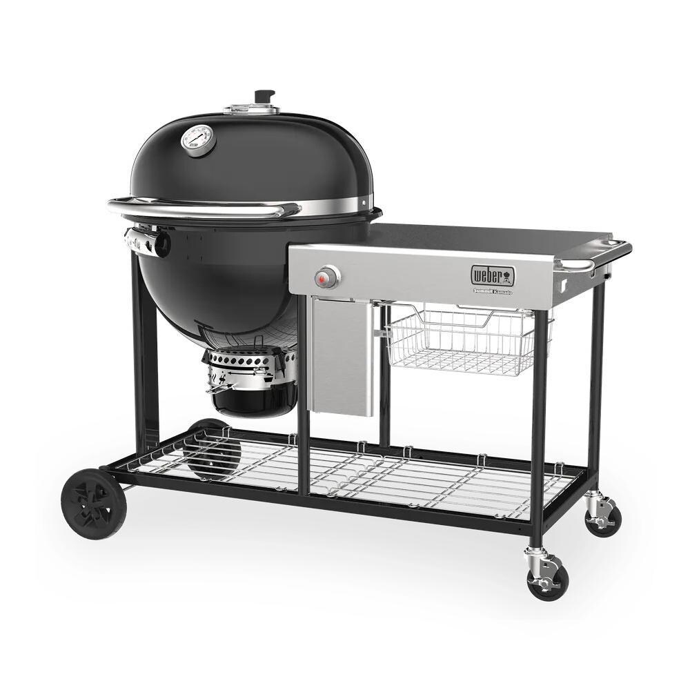 Weber 18501101 Summit 24-Inch Kamado S6 Charcoal Grill Center - Left View thumbnail