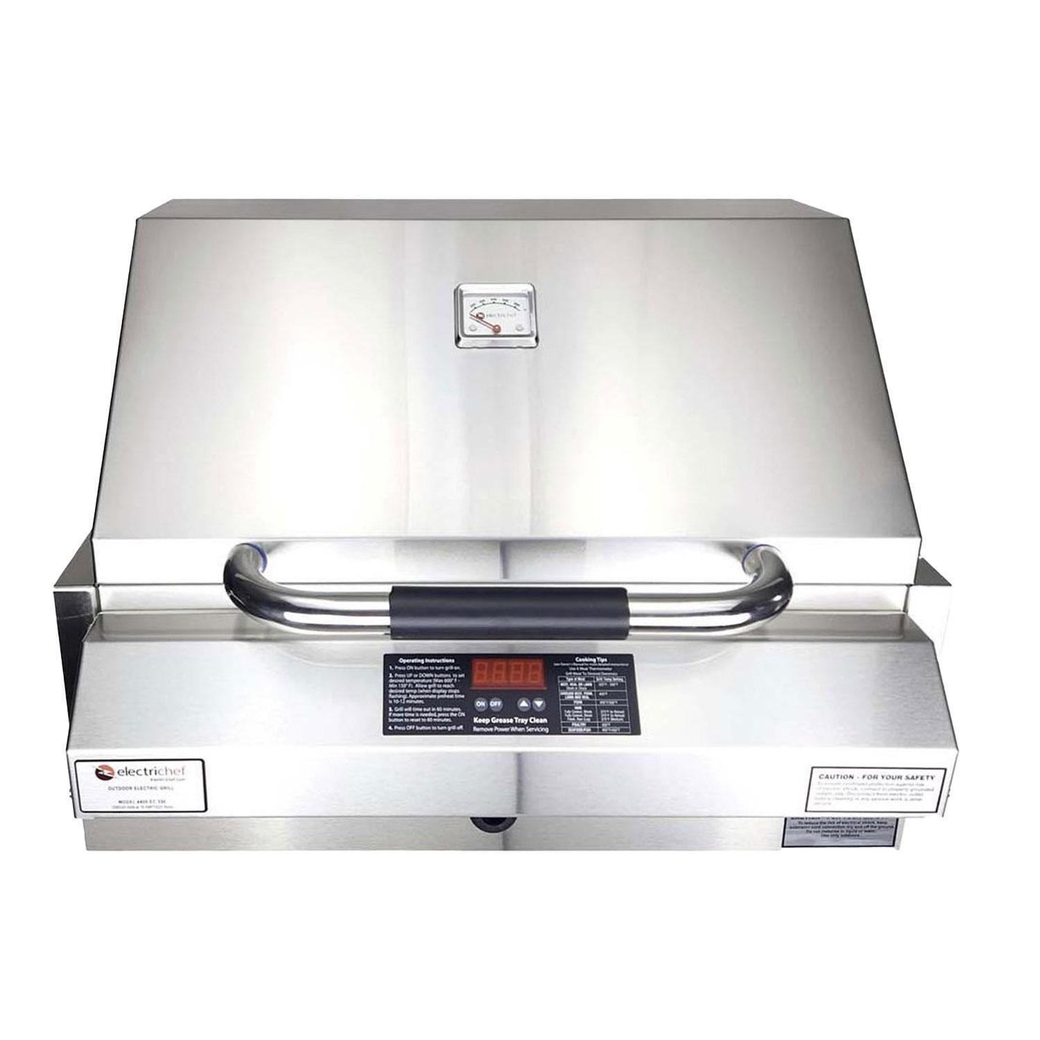 ElectricChef 4400-EC-336-IM-24 4400 Series 24-in Built-In Marine Electric Grill - White Background thumbnail