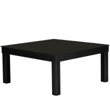 Ashbee Aluminum 28 1/2 Inch Square Patio Coffee Table With MGP Top By Telescope Casual - Textured Black