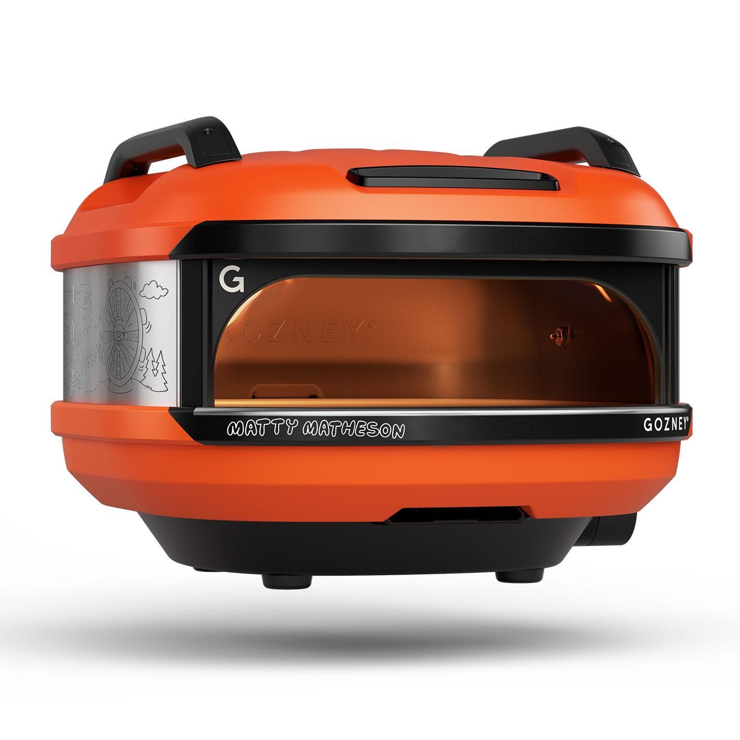 Matty Matheson x Gozney GTPOGUS1225 Limited-Edition Tread Portable Propane Pizza Oven - Orange - On - White Background thumbnail