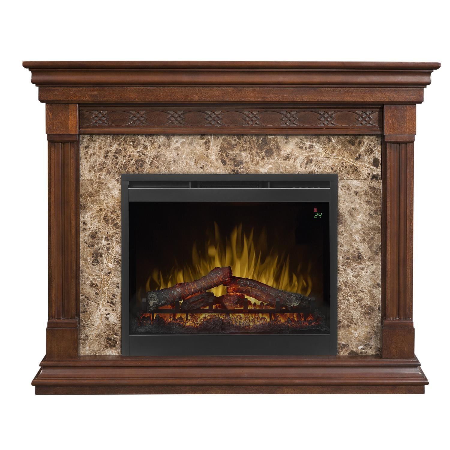 Dimplex Alcott 51 Inch Electric Fireplace Mantel Inner Glow Logs Dimplex Alcott 51 Inch Electric Fireplace Mantel Inner Glow Logs Mocha