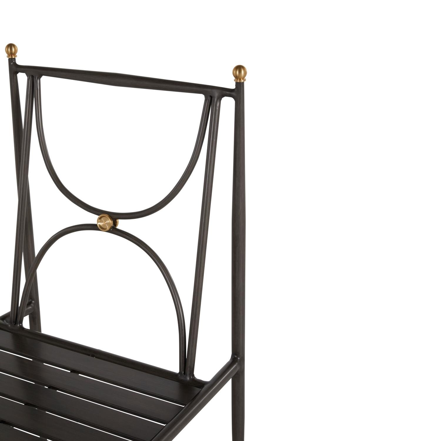 Summer Classics 436831+C833H6101W6101 Roma Aluminum Side Chair - Frame Detail thumbnail