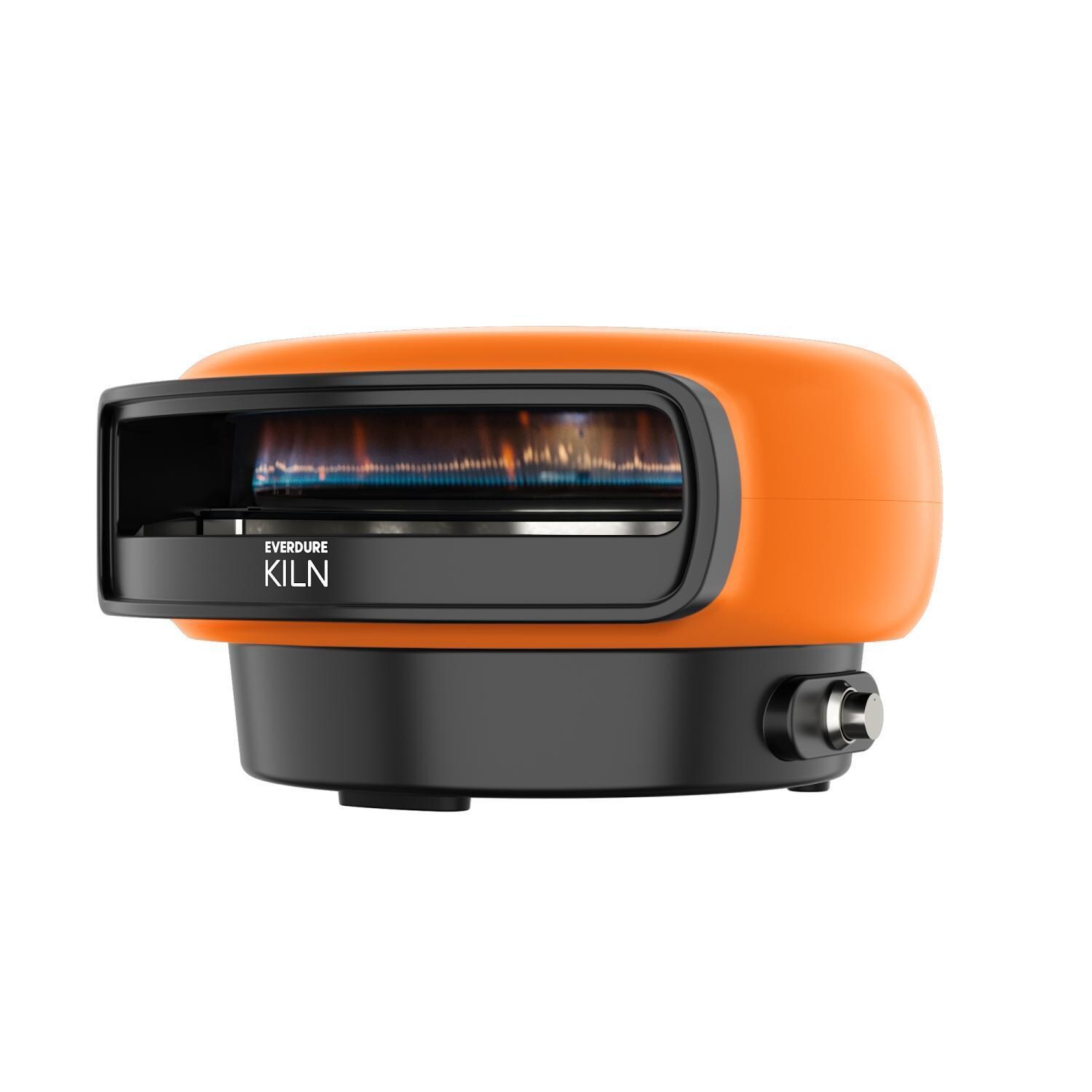 Everdure EKILN1TUS 1-Burner KILN Pizza Oven - Terracotta - Front View Angled - White Background thumbnail
