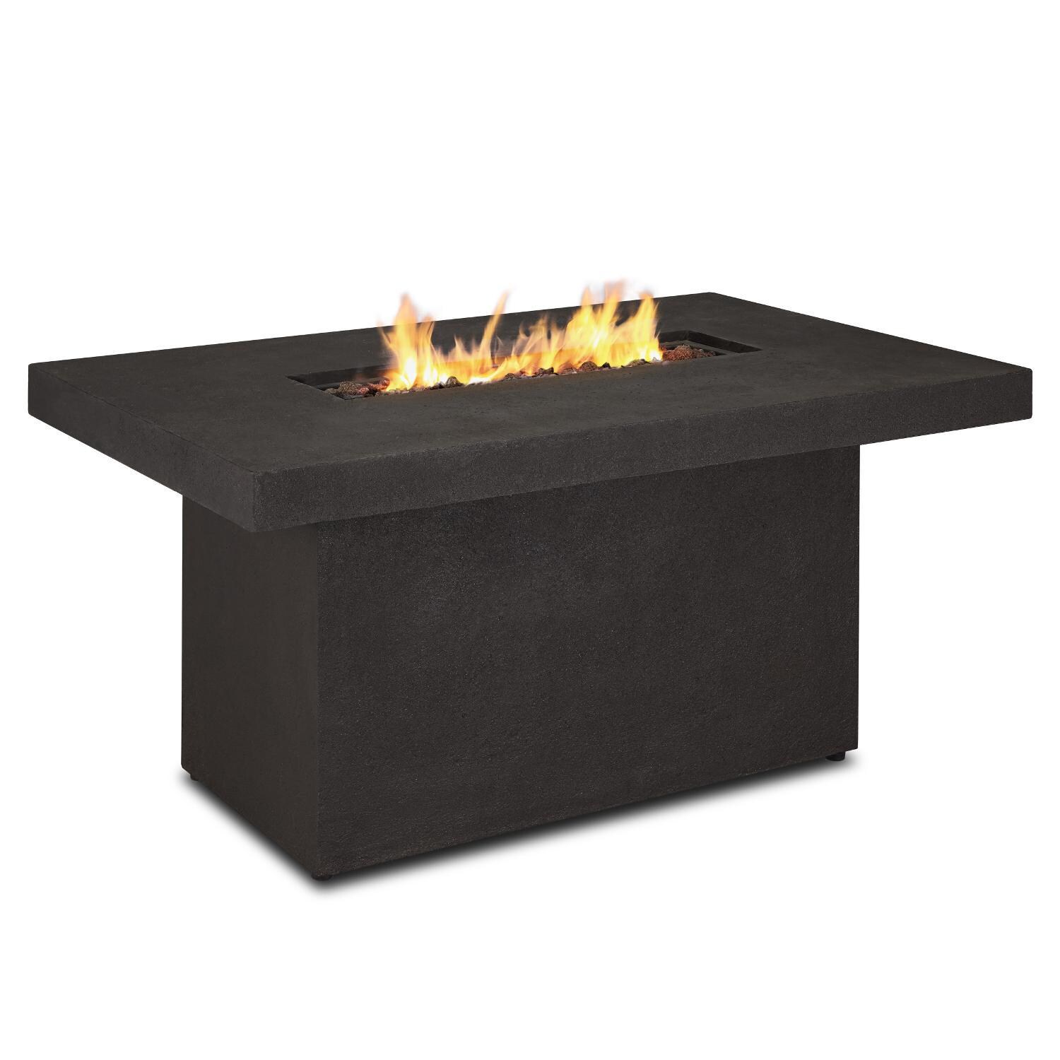 Lakeview Outdoor Designs SC-C9640LP-TKB Arabella Rectangular Glacier Gray Fire Table thumbnail