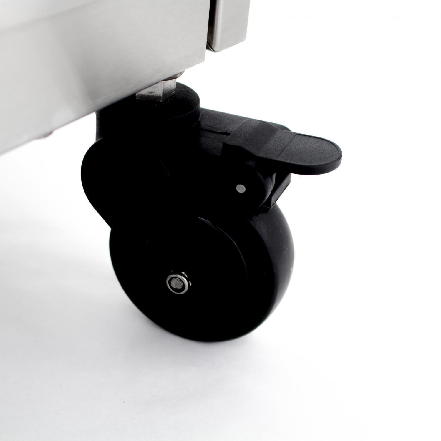 Saber Premium R50SC0017 500 32-Inch 3-Burner Infrared Propane Gas Grill With Side Burner - Heavy Duty Nylon Locking Caster thumbnail