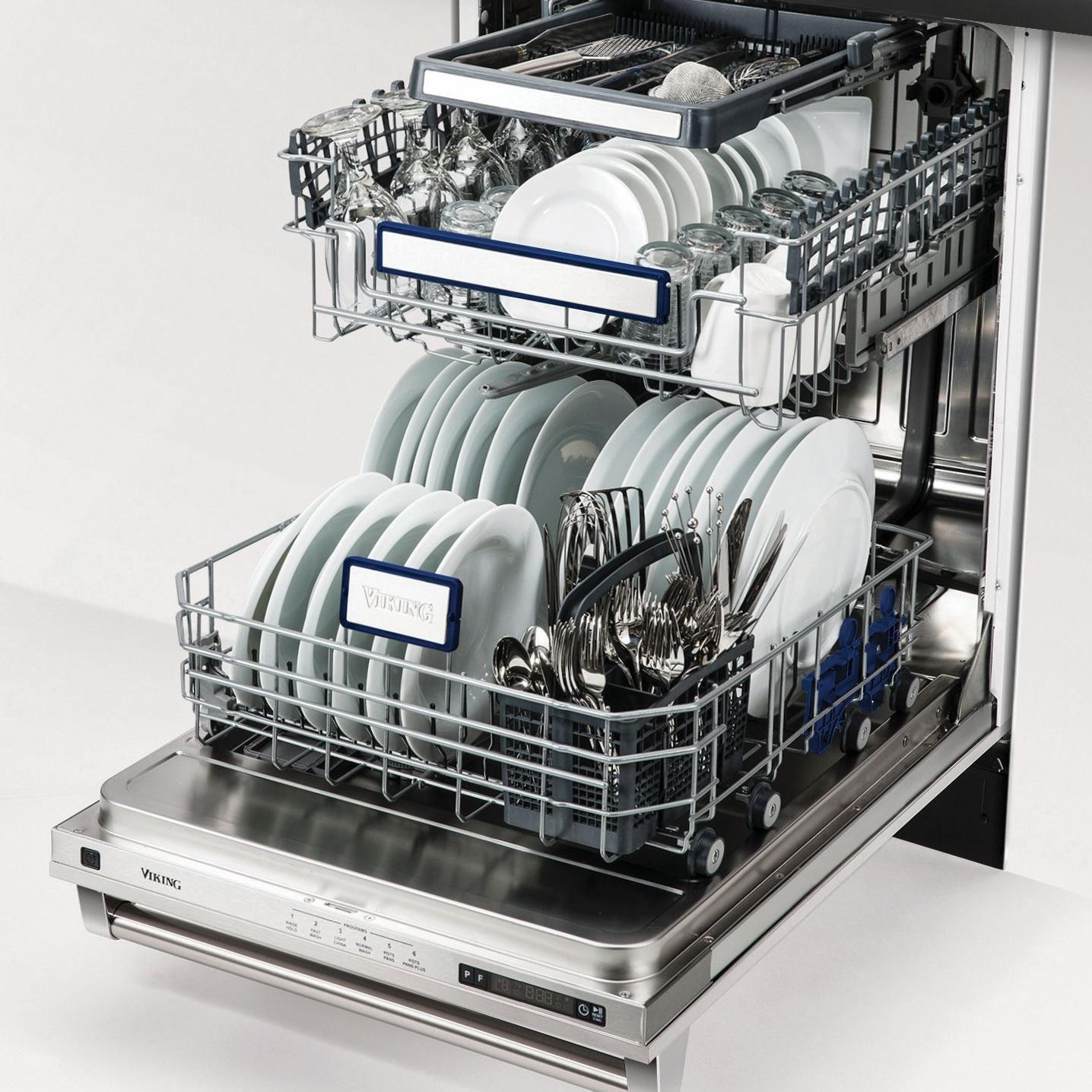 Viking 301 Series 24Inch Builtin Dishwasher With Stainless Panel