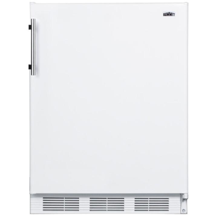 Summit 24-Inch 5.5 Cu. Ft. Freestanding Compact Refrigerator - White - FF61