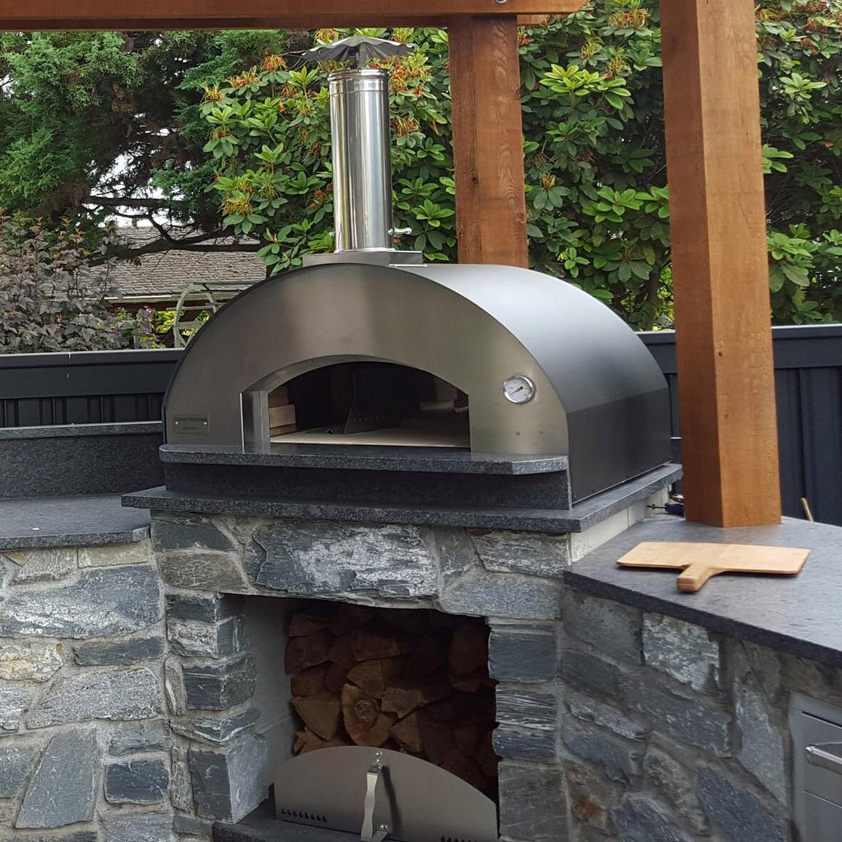 Fontana Forni Forno Toscano Marinara 39 Inch Countertop Outdoor