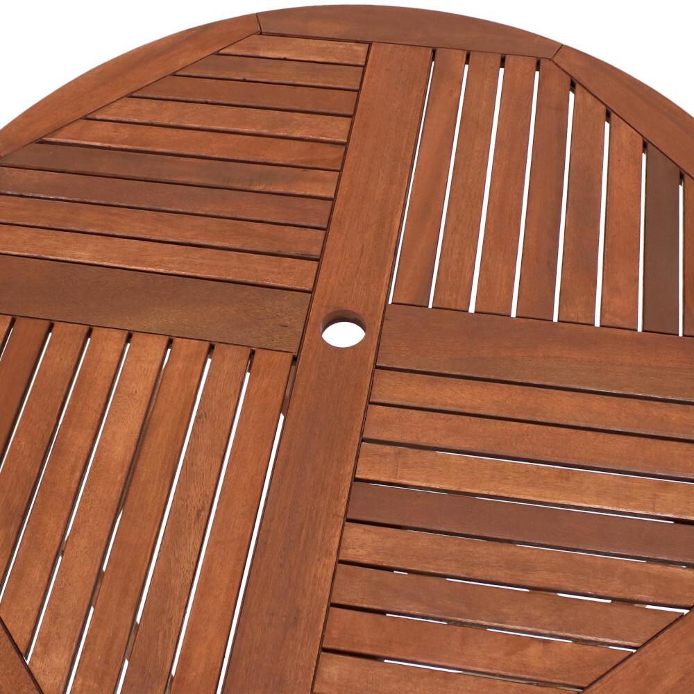 Ultimate Patio 35 1/2-Inch Meranti Wood Folding Round Table - Table Top thumbnail