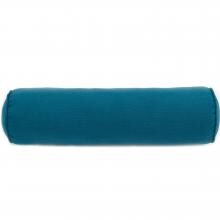 Sunbrella Spectrum Peacock Outdoor Bolster Pillow W/ Piping By Lakeview Outdoor Designs - 6 X 24