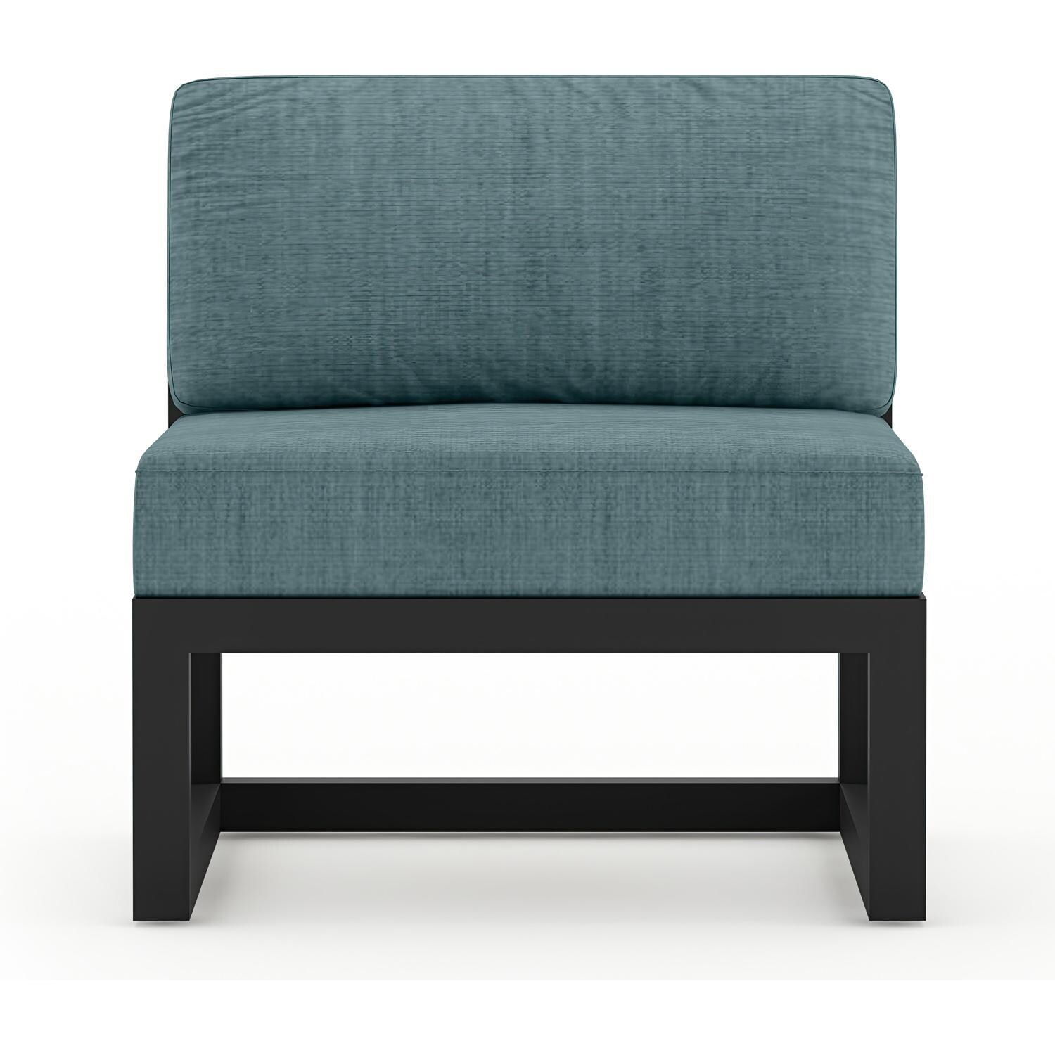 Misty Cove Aluminum Middle Section in Black/Cast Lagoon by Lakeview Outdoor Designs