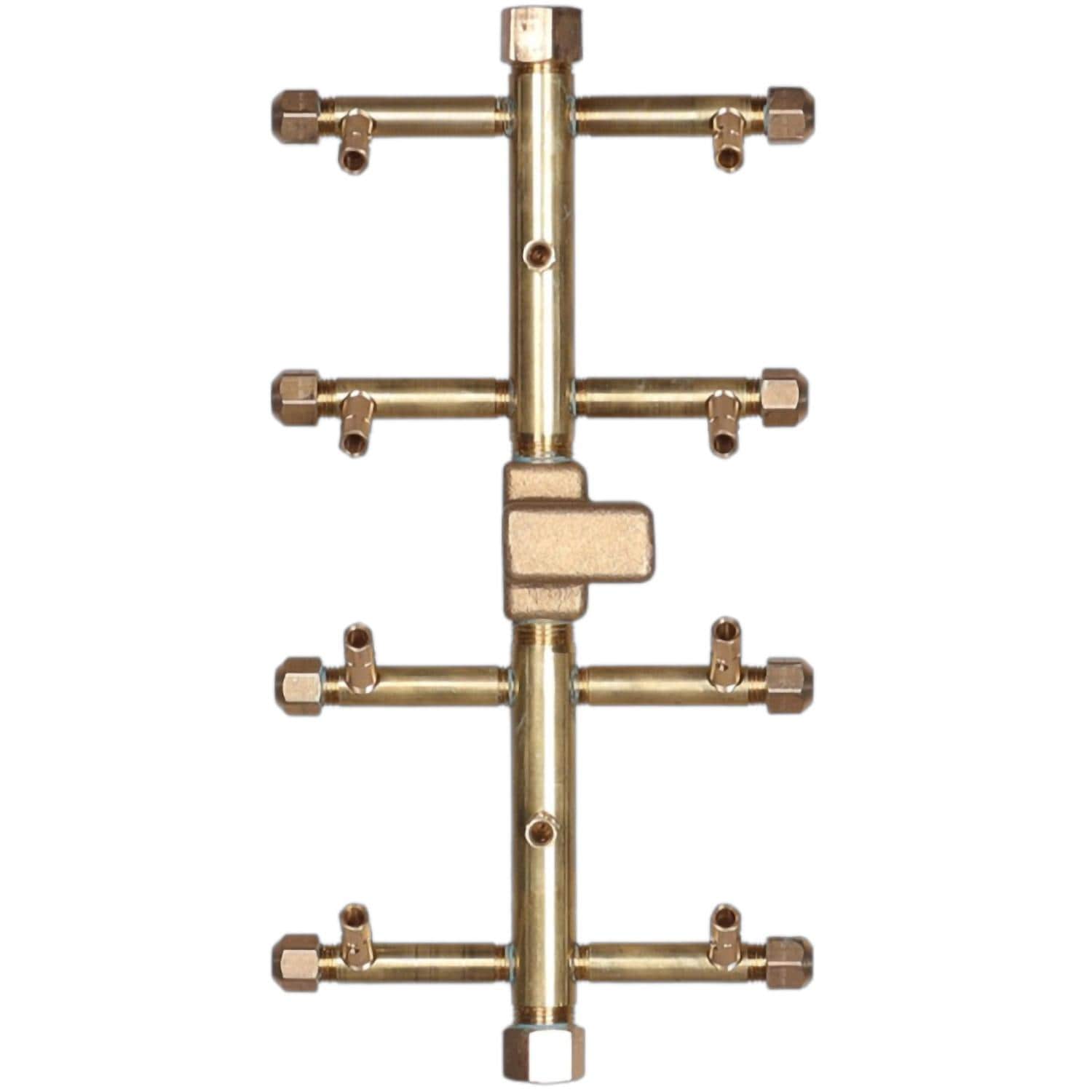 Warming Trends UT110 14 X 7 Inch Tree-Style Brass Burner - Burner - White Background thumbnail