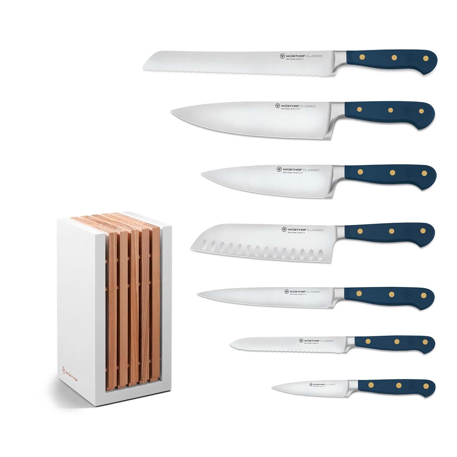 Wusthof Classic Wild Blueberry 8 Pc Knife Block Set - 1091770716