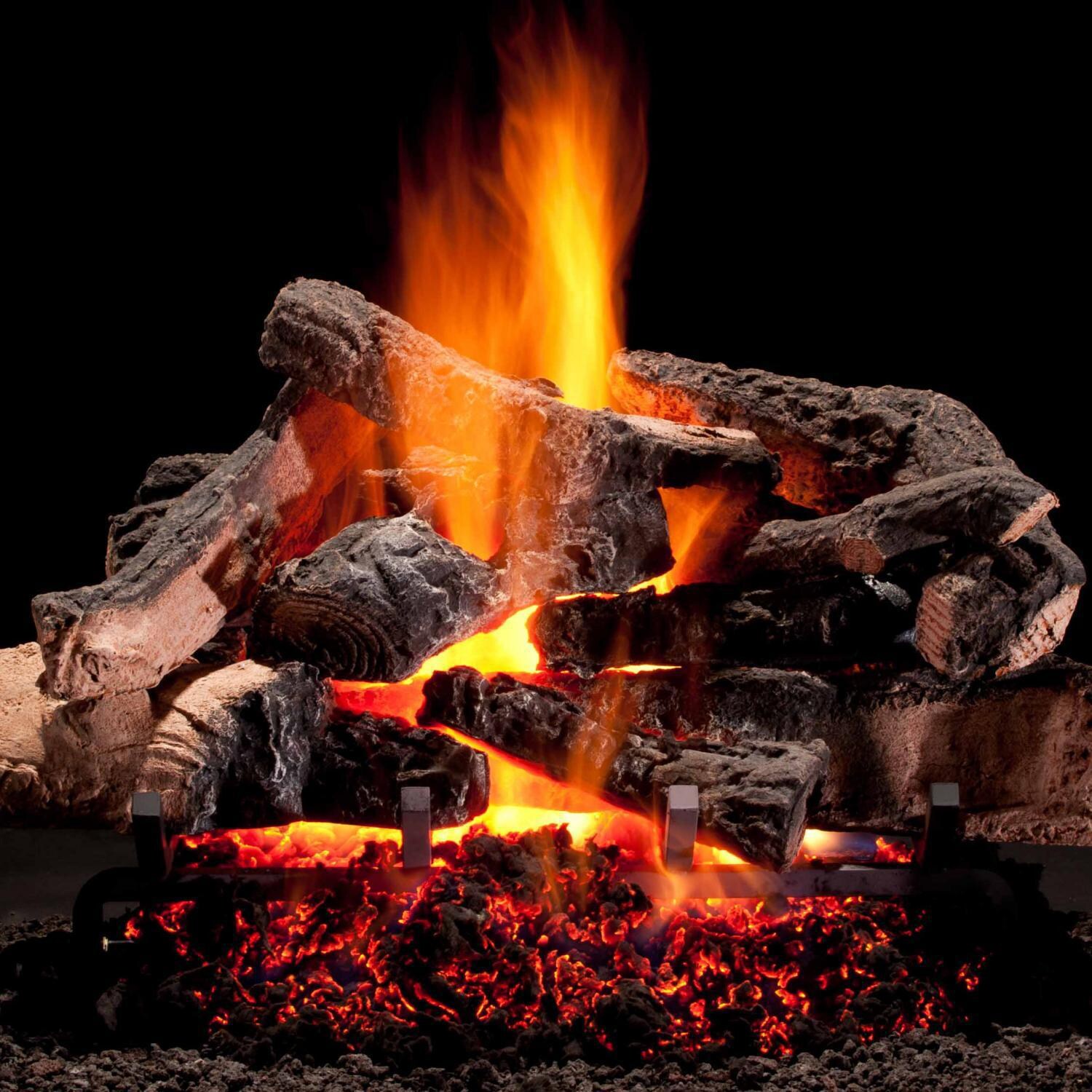 Hargrove Rustic Timbers Vented Gas Log Set (Logs Only - Burner Not Included) thumbnail
