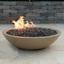 American Fyre Designs Marseille 32-Inch Natural Gas Fire Bowl - Cafe Blanco image