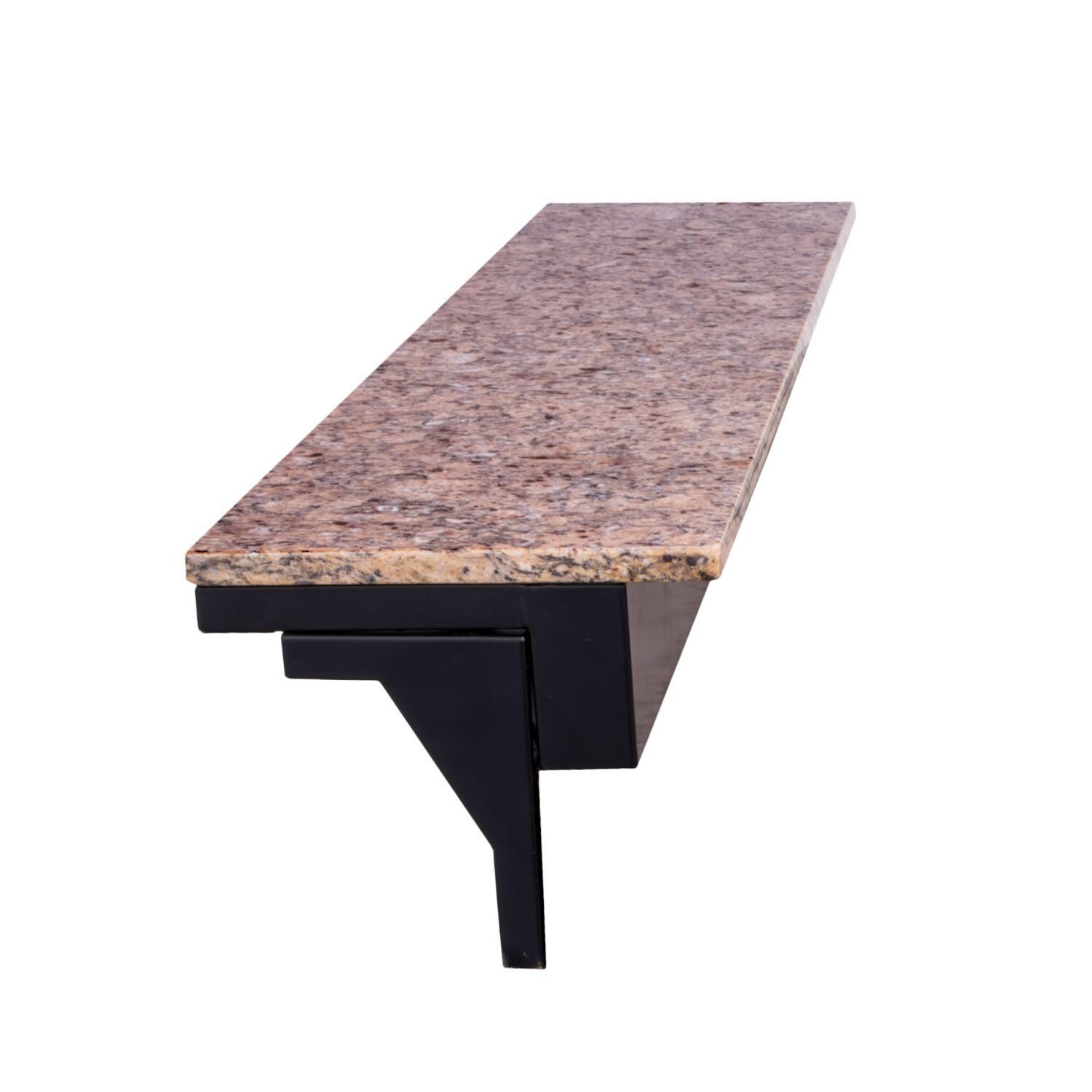 Charbroil 463246818 Medallion Series Modular Outdoor Kitchen Bar Top - Side View thumbnail