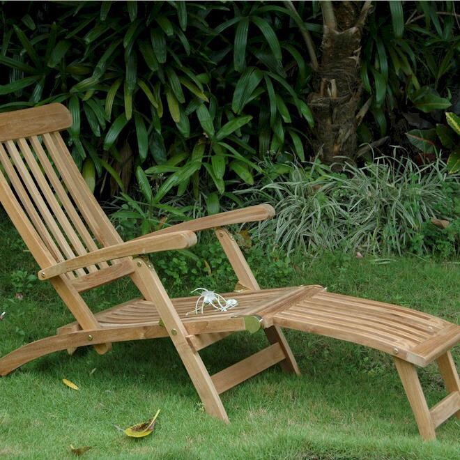 Anderson Teak Outdoor Chaise Lounges