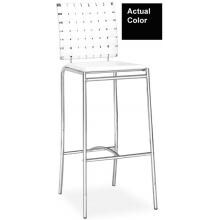 Zuo Modern Criss Cross Barstool Black (Set Of 2 Stools) 333072 image