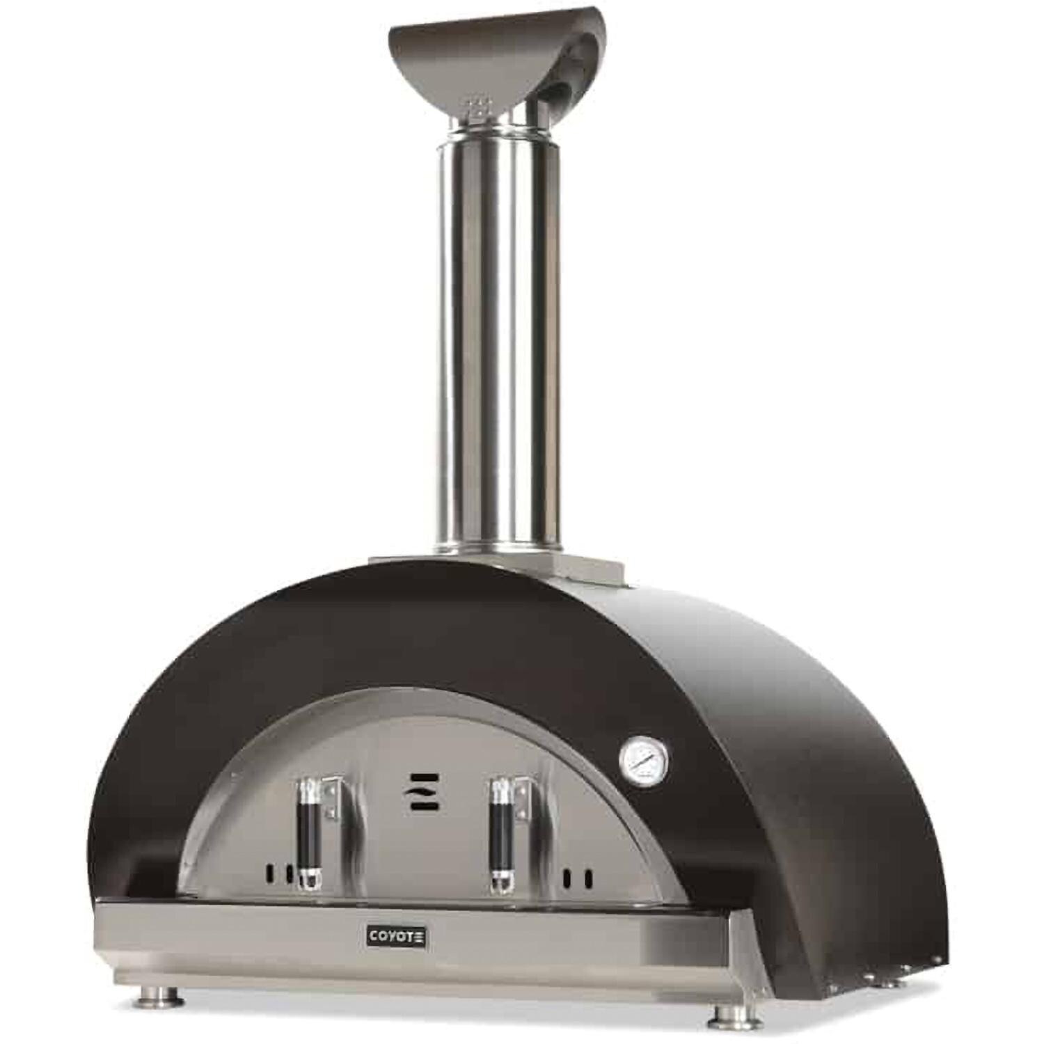 Coyote C1PZ40WC Duomo Wood-Fired Pizza Oven - Copper - Right Anlge - White Background thumbnail