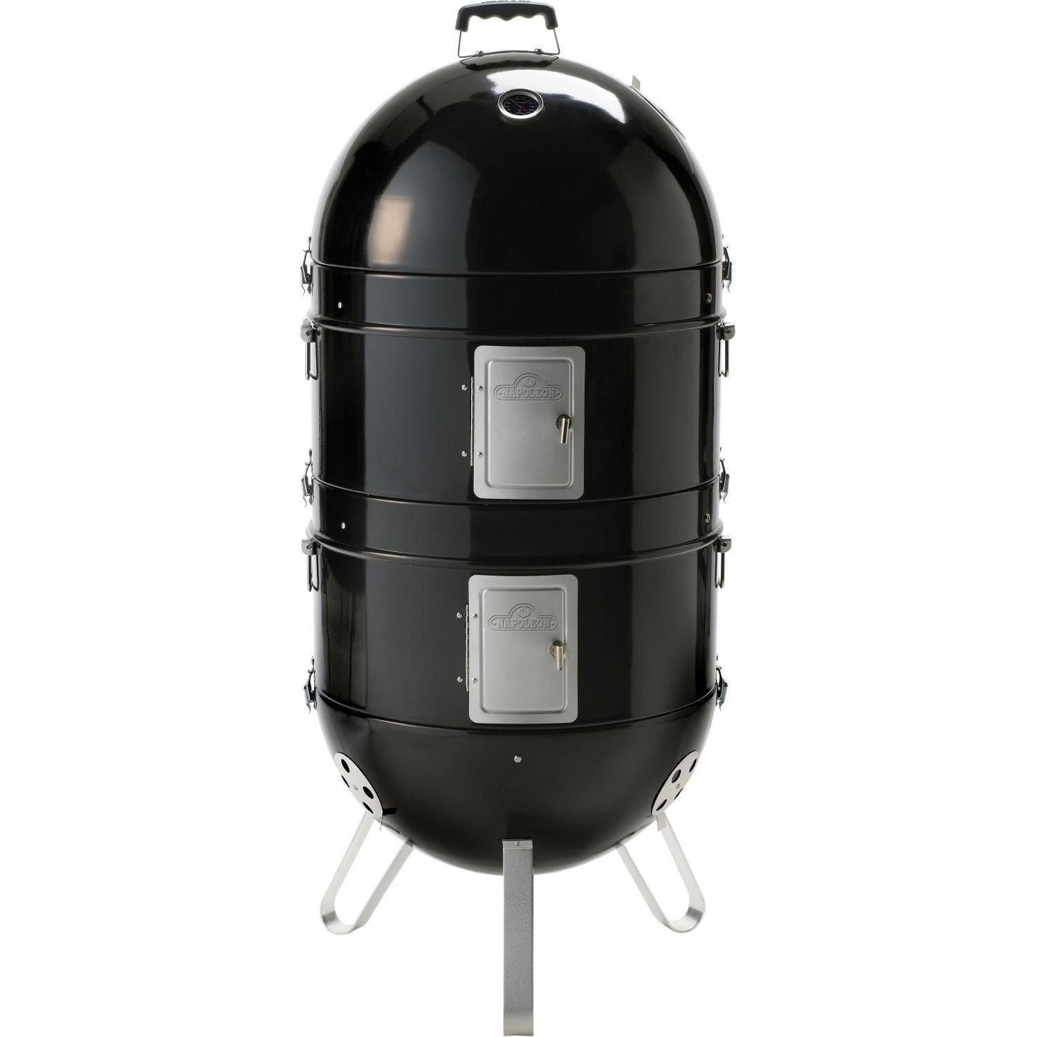 Napoleon Apollo AS300K 3-In-1 Charcoal Meat Smoker And BBQ Grill - 20 Inches