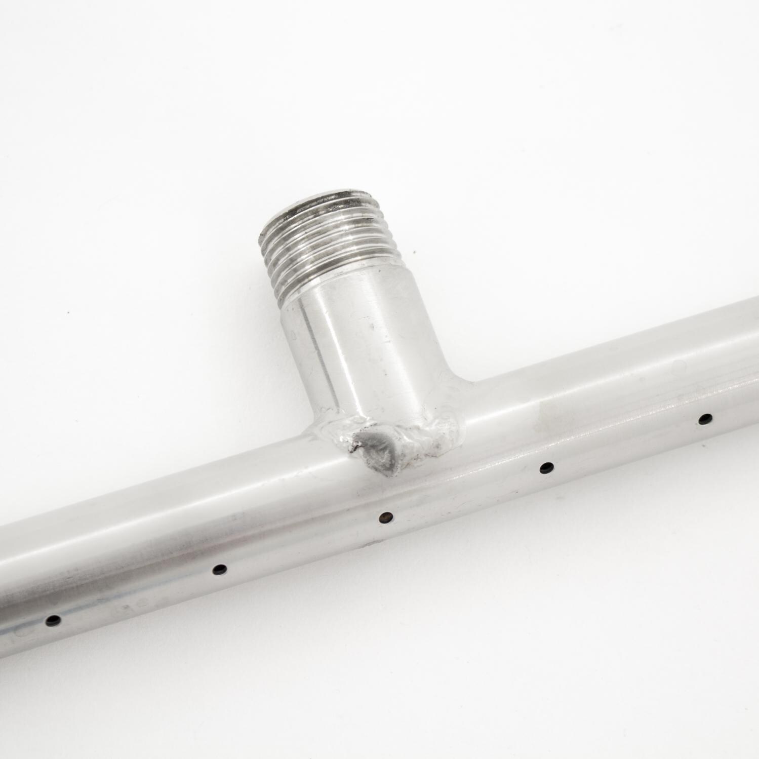 BBQGuys Signature Series 30-Inch Natural Gas T-Style Burner - Stainless Steel - Gas Connection thumbnail