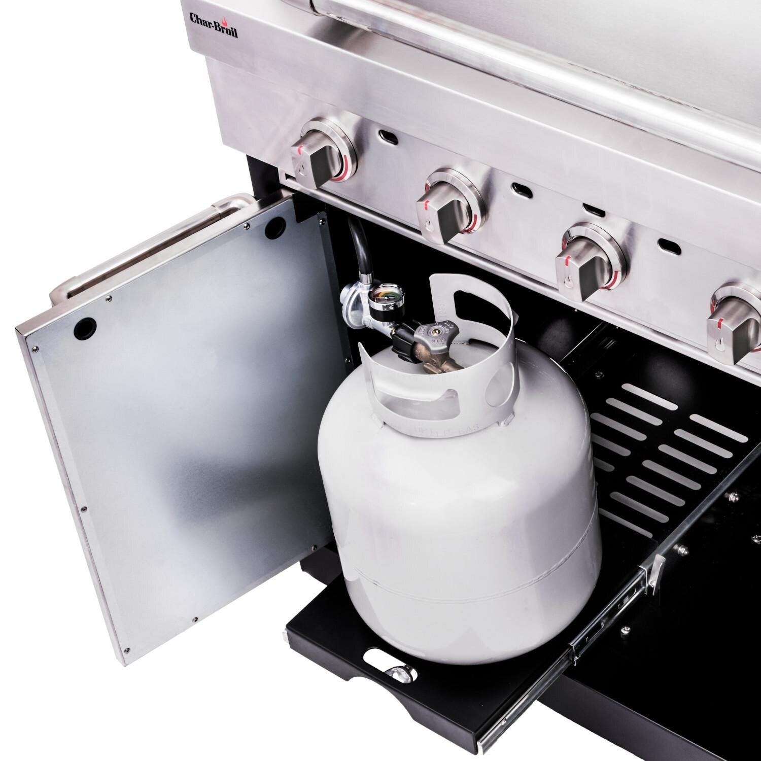 Charbroil 463246118 Medallion Series Modular Outdoor Kitchen Amplifire 5-Burner Gas Grill - Propane Tank Storage thumbnail