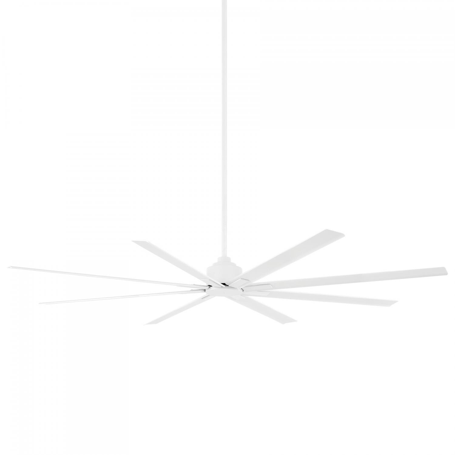 Minka-Aire Xtreme H2O 84-Inch 8-Blade Ceiling Fan in Flat White Finish W/ Flat White Blades - F896-84-WHF