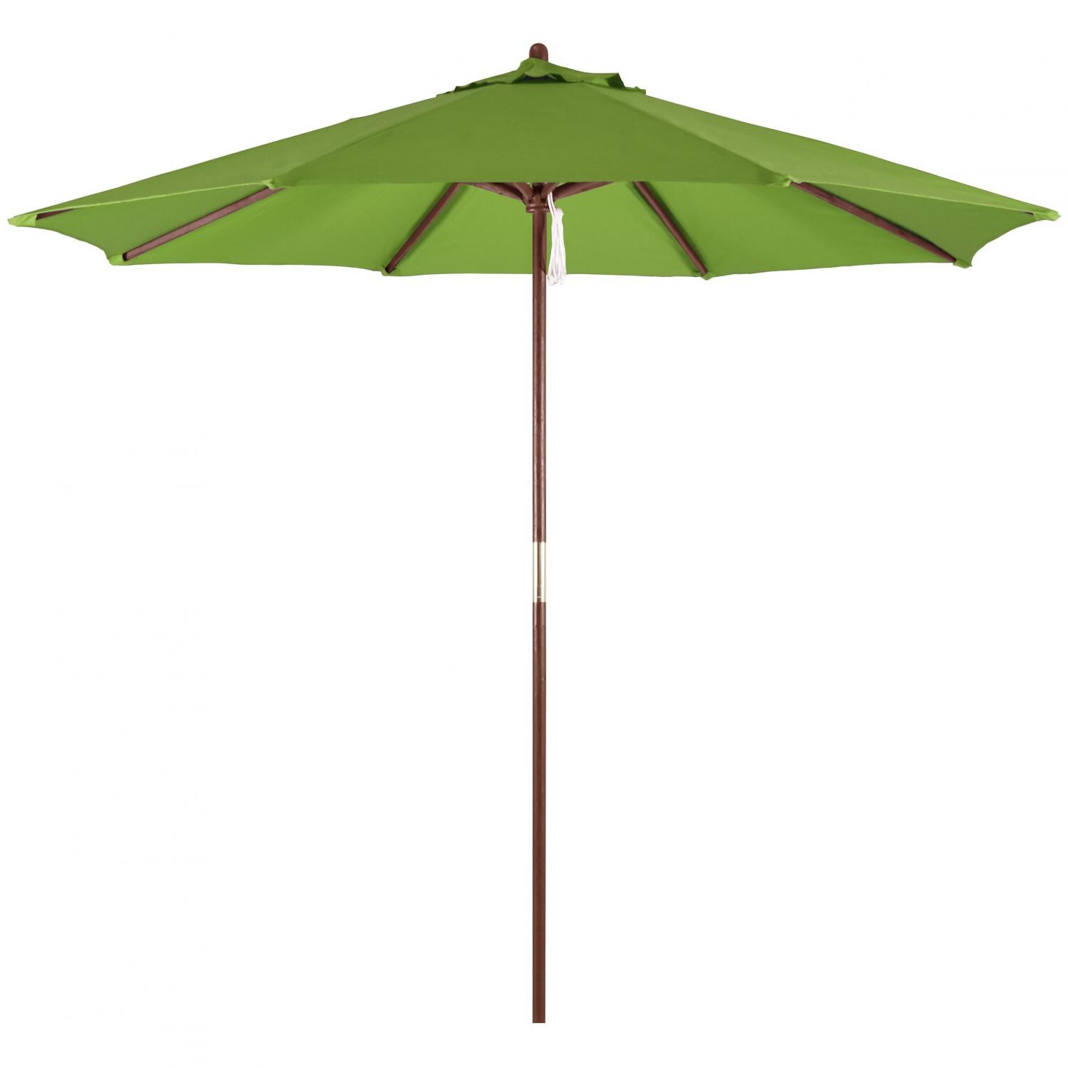 Astella 9 Ft Hardwood Patio Umbrella W Pulley Dark Wood Frame Astella 9 Ft Hardwood Patio Umbrella W Pulley Dark Wood Frame Polyester Lime Green Canopy Ultimate