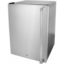 RCS 21-Inch 4.6 Cu. Ft. Left Hinge Compact Refrigerator With Stainless Steel Door And Towel Bar Handle image