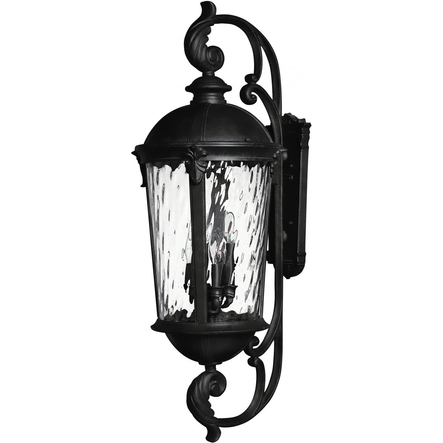 Hinkley Lighting Windsor Six Light 42-Inch Outdoor Wall Light - Black - 1929BK