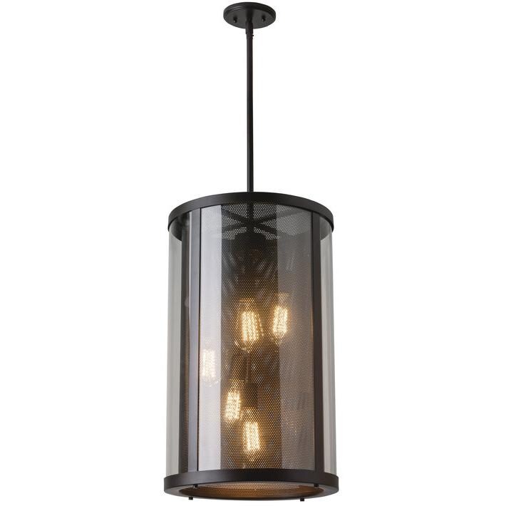 Feiss Bluffton Five Light 24-Inch Outdoor Hanging Lantern - Oil Rubbed Bronze - OL12014ORB